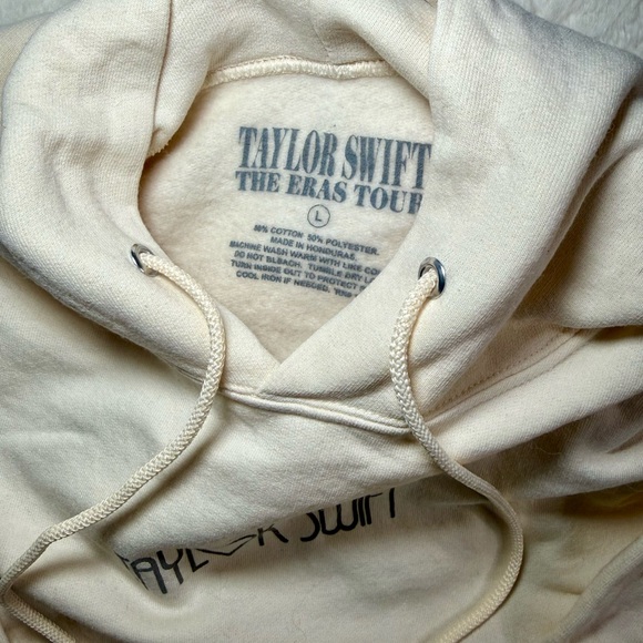 Taylor Swift Eras Tour Cream Hoodie - Picture 2 of 3